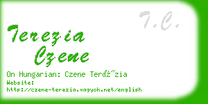 terezia czene business card